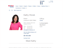 Tablet Screenshot of kathyworekgroup.com